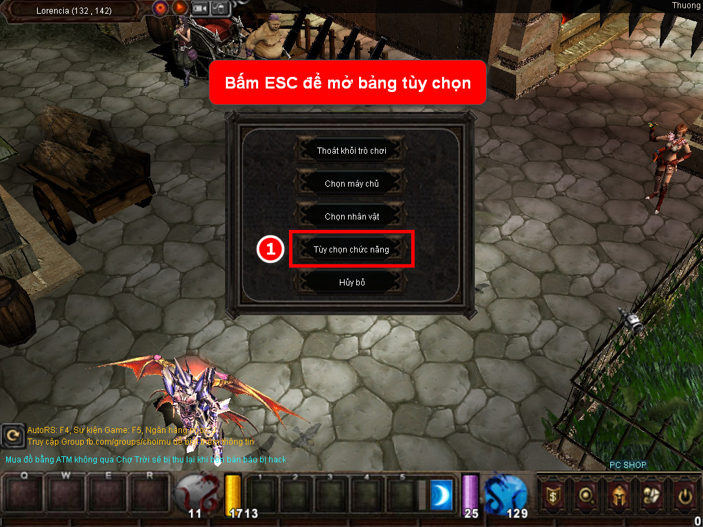 Chức năng chính của Game MU Hải Vương